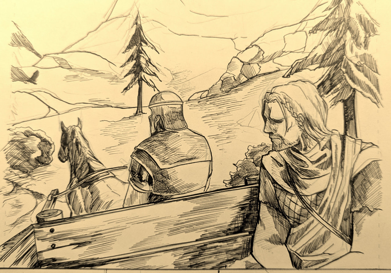 Skyrim opening fanart
